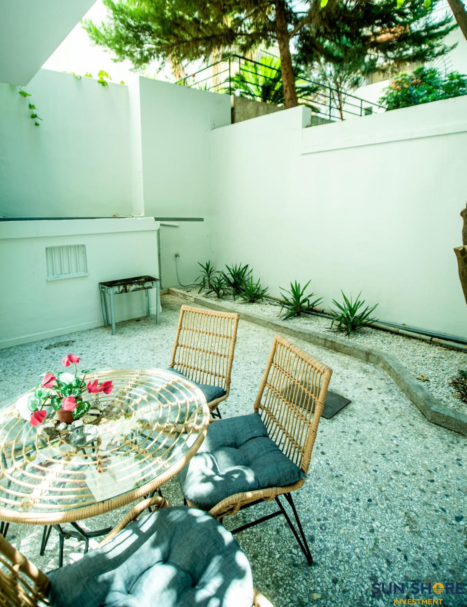 Explore Greece From Apartment With Private Garden Халкис Екстериор снимка