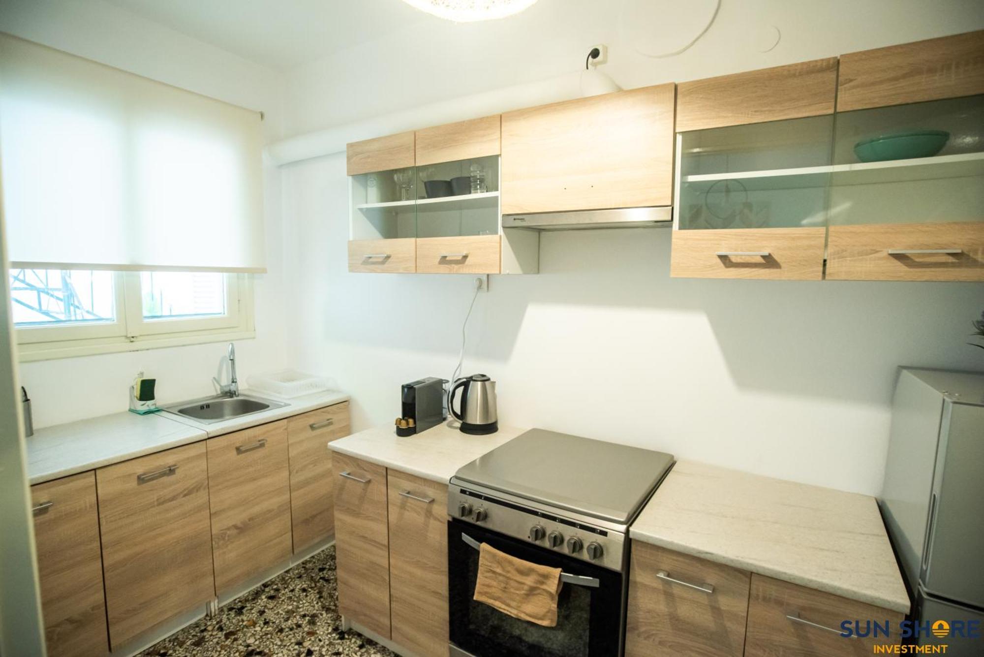 Explore Greece From Apartment With Private Garden Халкис Екстериор снимка